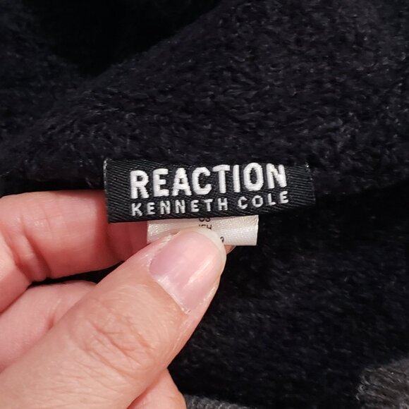 Reaction Kenneth Cole Gray and Black Knit Beanie Hat - Picture 3 of 3